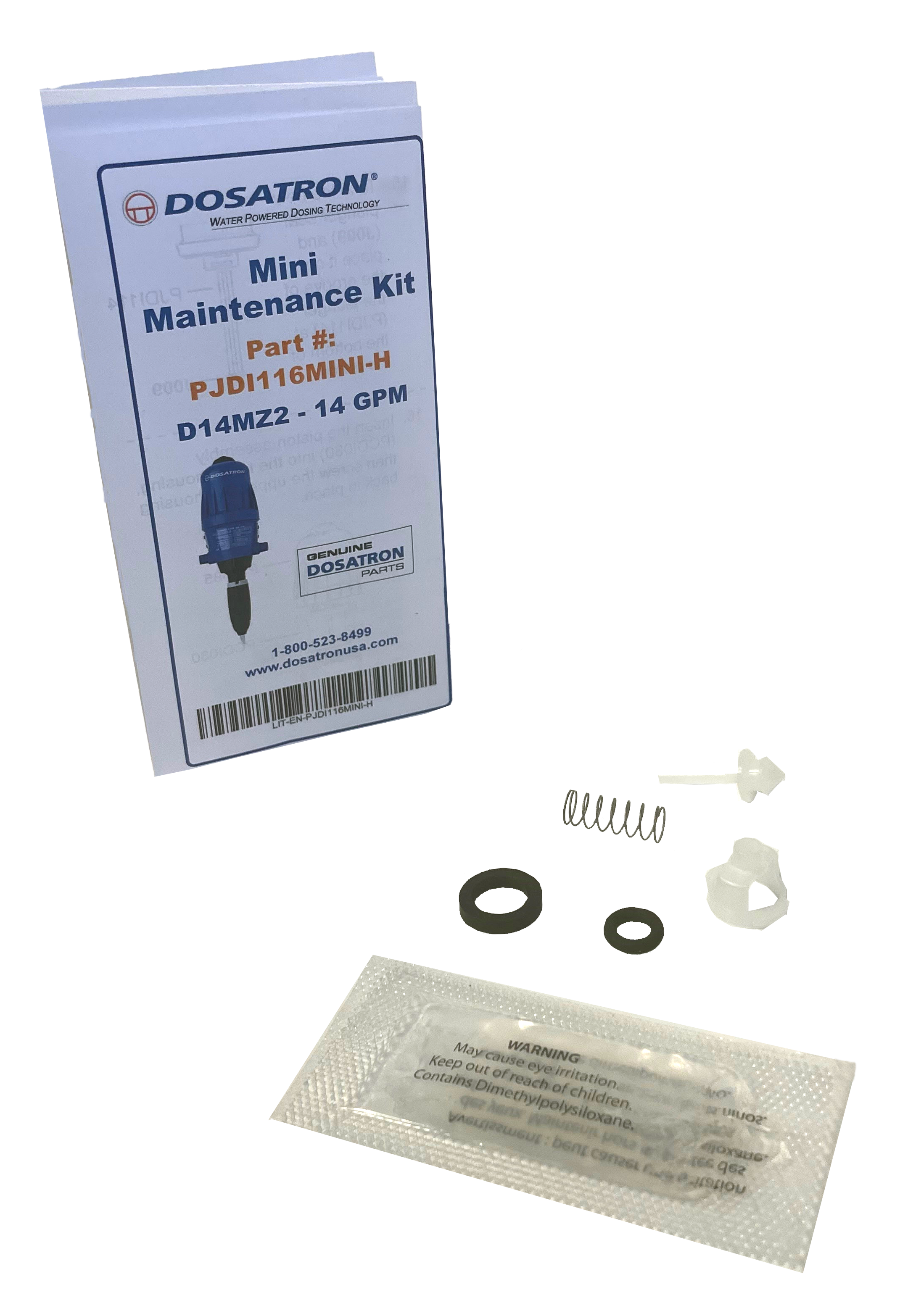 Dosatron® Annual Maintenance Kit for D14MZ2 14 GPM - PJDI116 - Parts